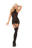 Opaque Dress w/ Attached Thigh Highs